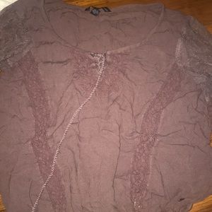 cute lil top w bell sleeves from american eagle